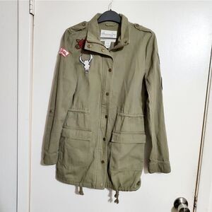 American Rag Cie Patched Cargo Jacket Size Small